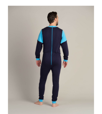 Overall Unisex i kraftigare bomullstrikå 1010 rygg