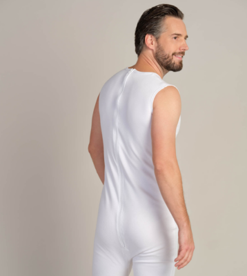 Overall Unisex med korta ben dragkedja i ryggen 2030