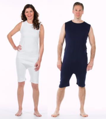 Overall Unisex med korta ben dragkedja i ryggen 2030