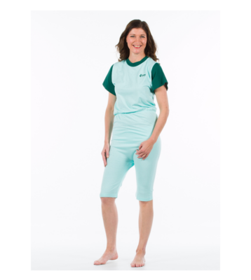 Pyjamas Unisex med dragkedja i rygg 1050 grön