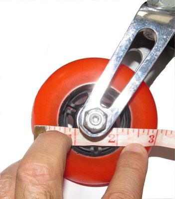 caster diameter measurement_block