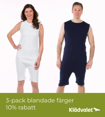Overall Unisex med korta ben dragkedja i ryggen 3pack 2030