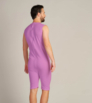 Overall unisex utan ärm med dragkedja i gren och rygg 2050