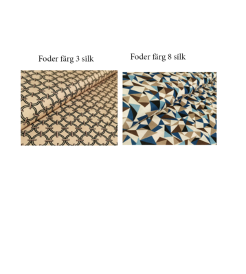 foder 3 silk och färg 8