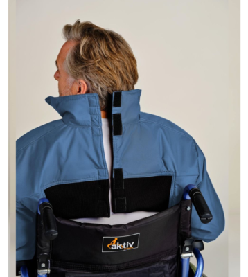 Vinterjacka fleecefoder Unisex 7329 ljusblå
