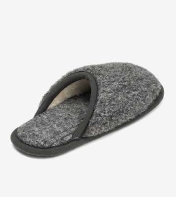 tofflor merino slip in ull graphite