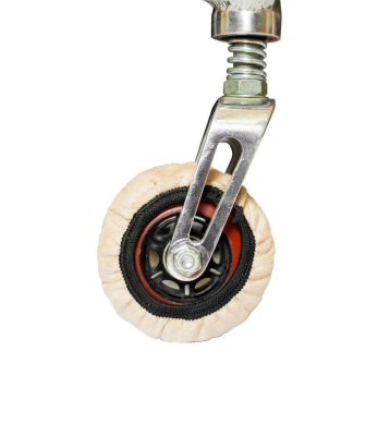 wheelchair socks små fram hjul beige
