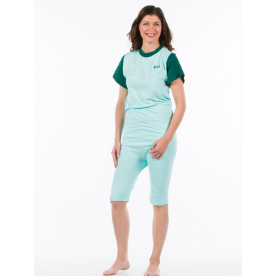 Pyjamas Unisex med dragkedja i rygg 1050 grön