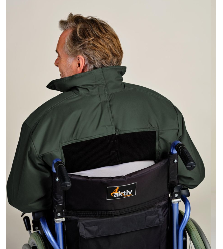 Vinterjacka fleecefoder Unisex 7329 grön 3