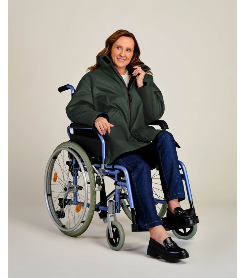 Vinterjacka fleecefoder Unisex 7329 grön