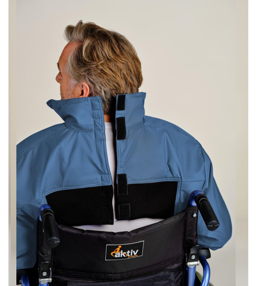 Vinterjacka fleecefoder Unisex 7329 ljusblå