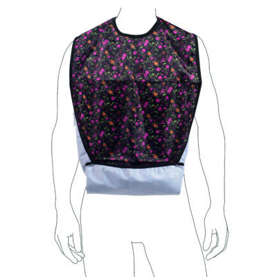 Haklapp vuxen blommig 7239