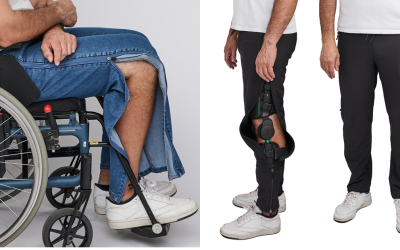 Praktiska byxor med dragkedjor